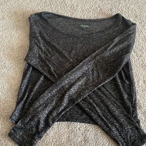 Wild fable long sleeve cozy grey top